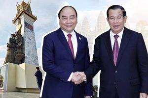 Tượng đài hữu nghị Việt Nam- Campuchia: Biểu tượng gắn kết giữa hai dân tộc 