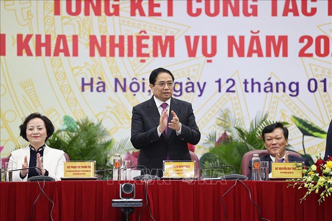 Thủ tướng Phạm Minh Chính dự Hội nghị trực tuyến toàn quốc ngành Nội vụ