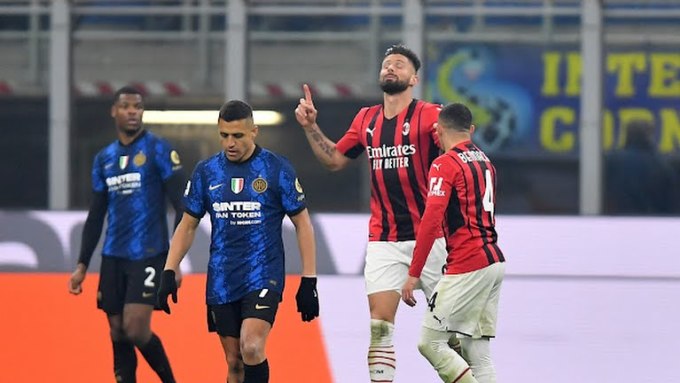 AC Milan lội ngược dòng trước Inter 