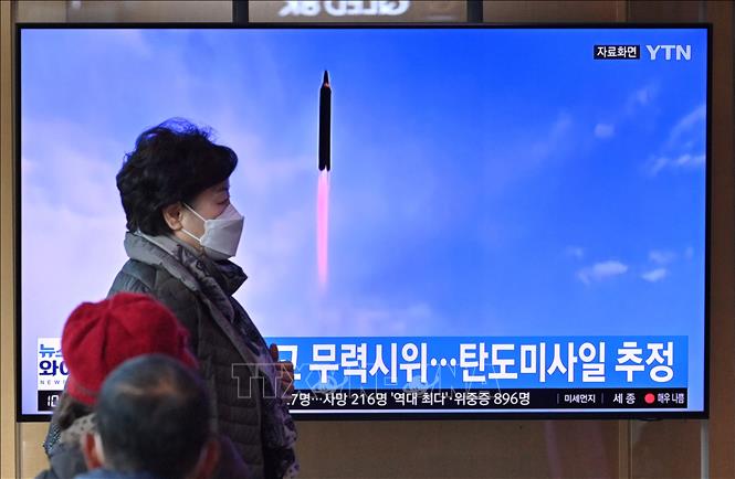 Giới chức Mỹ: Triều Tiên đã thử nghiệm tên lửa đạn đạo xuyên lục địa thế hệ mới 