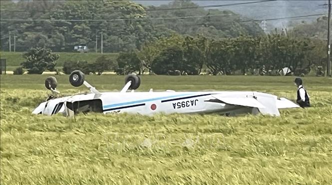 Nhật Bản: Rơi máy bay của lực lượng bảo vệ bờ biển, 2 người bị thương 