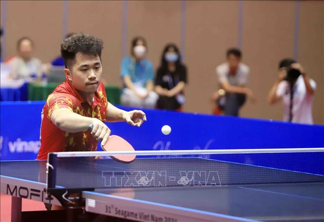 Tay vợt người Hải Dương Nguyễn Đức Tuân vào chung kết đơn năm bóng bàn SEA Games 31