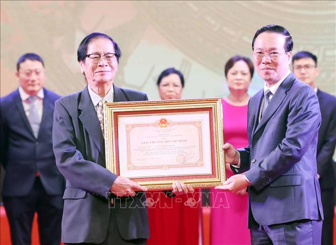Lễ trao tặng Giải thưởng Hồ Chí Minh, Giải thưởng Nhà nước về văn học, nghệ thuật năm 2022 