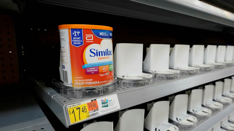 Mỹ nỗ lực giải quyết khủng hoảng thiếu sữa bột