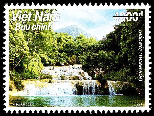 Phát hành bộ tem giới thiệu 4 thác nước nổi tiếng của Việt Nam 