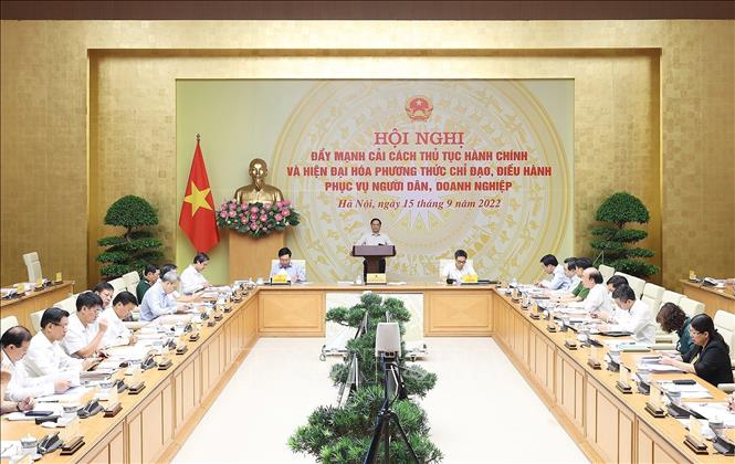 Thủ tướng Chính phủ chủ trì hội nghị trực tuyến về cải cách hành chính