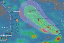 Vùng áp thấp có thể thành bão, miền Trung mưa lớn 3 ngày