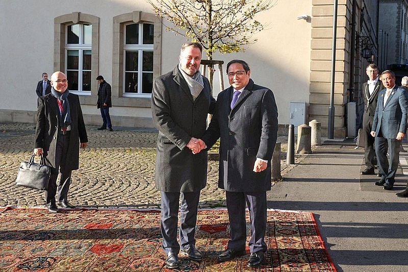 Thủ tướng Phạm Minh Chính hội đàm với Thủ tướng Luxembourg 