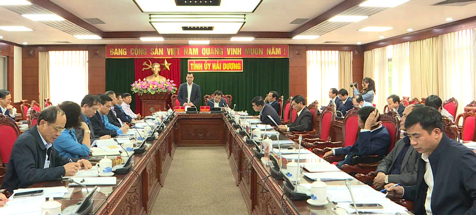 Thường trực Tỉnh ủy làm việc với đoàn công tác Tổng LĐLĐ Việt Nam