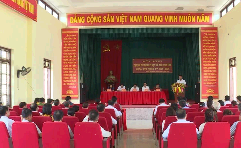 Đại biểu HĐND tỉnh tiếp xúc cử tri TP Chí Linh
