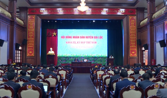 Kỳ họp thứ 5, HĐND huyện Gia Lộc